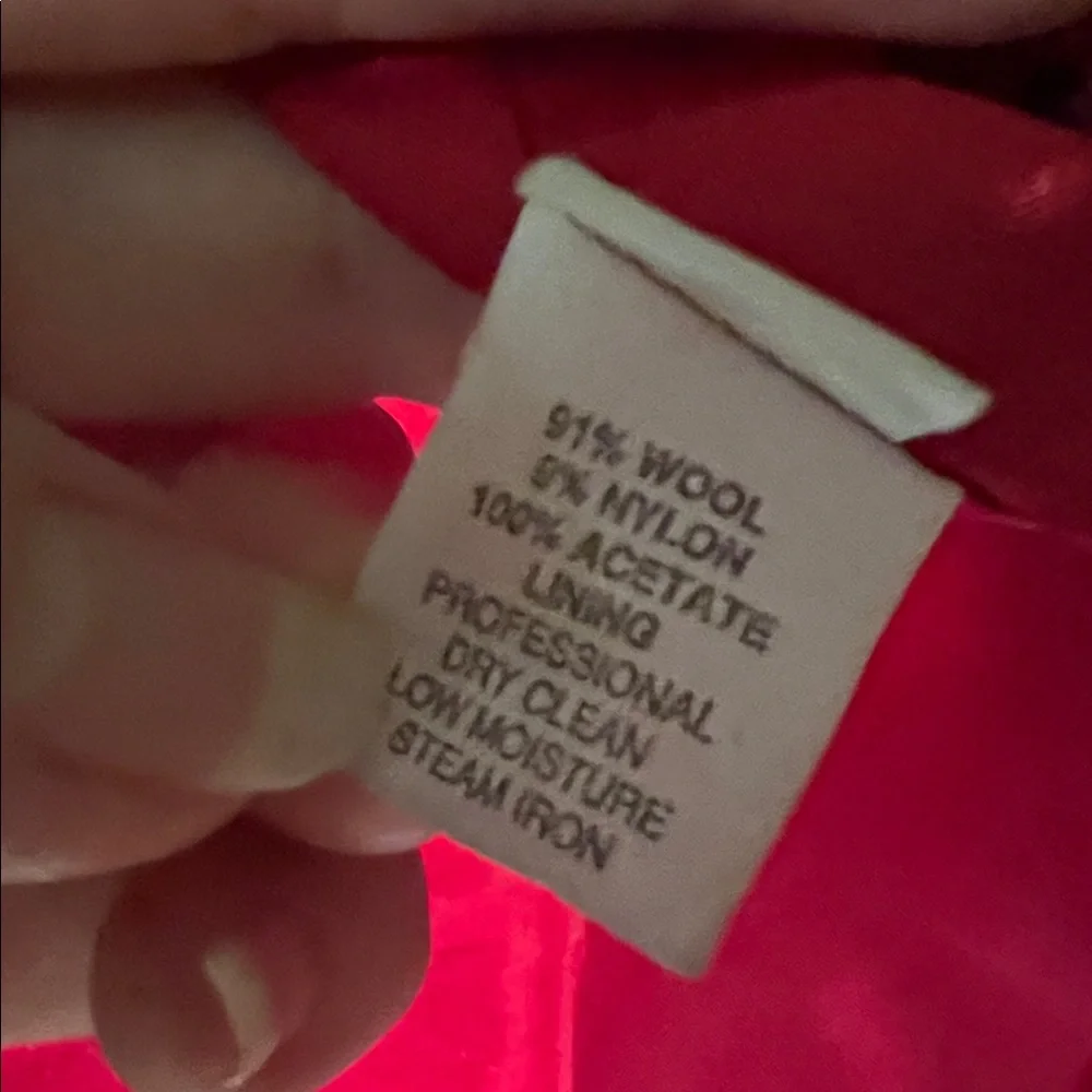 Alfred Dunner Red and Black Checkered Blazer - Picture 5 of 5